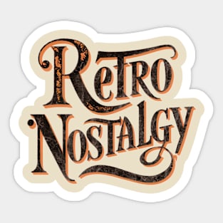 Retro Nostalgy Sticker